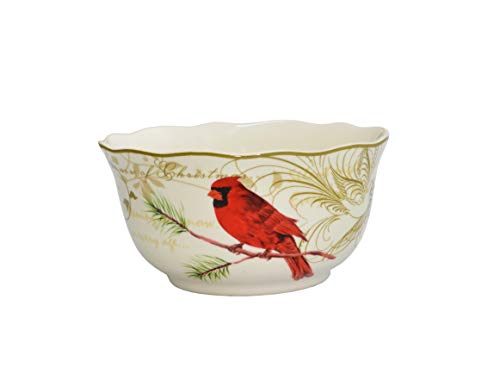 Holiday Wishes Red 16 Piece Dinnerware Set