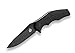 QSP Pocket Knife Pangolin QS105-C, Razor Sharp D2 Steel Blade and G10 Handle, Ball Bearing Mechanism Tactical Knife, Gift for Men(Black Titanium Coated Blade)