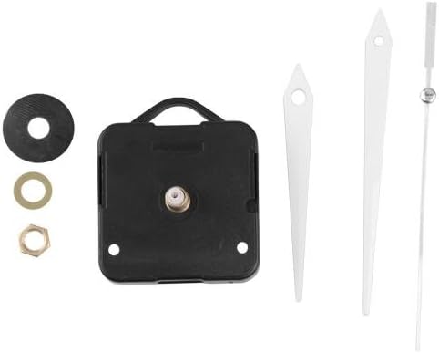 Easy Provider 10 pieces Quartz Clock Movement Mechanism DIY Repair Parts + White Hands