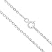 Sterling Silver Chain Necklace for Women Cable 2mm Tarnish Resistant Responsibly Sourced - Non-Migrating Clasp Design - Sterling Silver Chain Necklace - Italian Made in Italy - Quality Durable Sturdy 2mm Chain for Women - Quality Gift Box - 925 Sterling Silver Chain Necklace, 14