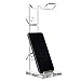 GeekDigg Acrylic Headset Headphone Stand Gaming Headphone Holder with Cable Organizer-Transparentthumb 4