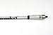 Pen Spinning Mod (Mod Name: R-stick Ellastic) Length:9inch,weight:21gram,aluminium Body and Clear Promatics Sharp Grips,sliver Ring,anyball Black Grip for Power-style Penspinner, Only pen for PenSpinning Can't Write Ballpen Made By Pendolsa