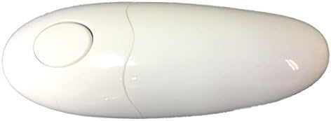 Kitchen Couture Ergonomic Portable White Electric Can Opener Smooth Edge One Touch