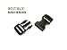 10 pcs Dual Adjustable Side Release Plastic Buckles 3/4 Inch (20 mm)