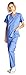 Dagacci Medical Uniform Woman and Man Scrub Set Unisex Medical Scrub Top and Pant, CEIL BLUE, XS