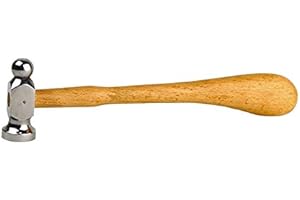 PMC SUPPLIES LLC 1-1/8" - 5 oz Chasing Hammer for Riveting Flattening Jewelry Making Metal Forming Tool