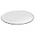 TroySys Beveled Polished Tempered Glass Table Top, 24" L Round, 1/4" H Thick