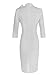 VfEmage Women's Celebrity Vintage Bowknot Party Cocktail Stretch Bodycon Dress 469 WHT 12