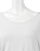 TWINTH Womens 3/4 Sleeve Dolman Drape Top with Side Shirring Loose Fit Tunic Top Plus Size White XX-Large