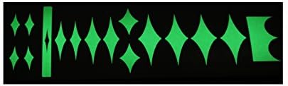 Guitar WI Headstock Frets Inlay Decal sticker Luminous