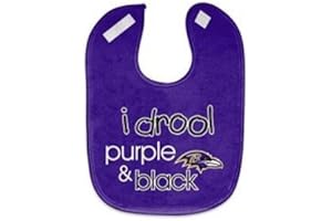 WinCraft NFL Baltimore Ravens WCRA1961714 All Pro Baby Bib