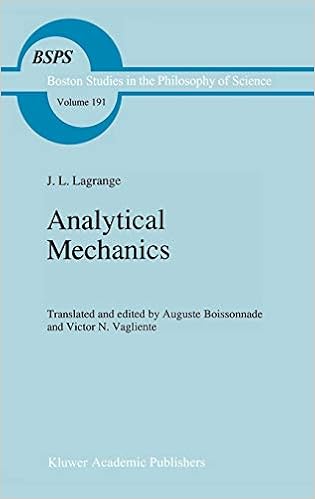 Analytical Mechanics Boston Studies In The Philosophy And History