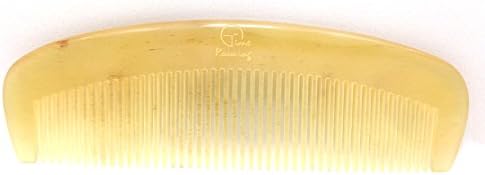 Time Roaming 100% Handmade Natural Horn Comb 5.9" Sheep Horn Comb
