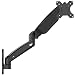 WALI Single LCD Monitor Fully Adjustable Gas Spring Wall Mount Fits 1 Screen VESA up to 27 inch, 14.3 lbs. Weight Capacity, Arm Max Extension 17" (GSWM001), Black primary