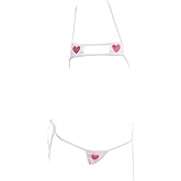 SINGUYUN Womens Sexy Micro bikini Suit Anime Bikini Cosplay Lingerie | Kawaii Bra and Panty Set Japanese Bikini Cute
