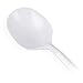 [1000 Pack] Plastic Soup Spoons Lightweight - White