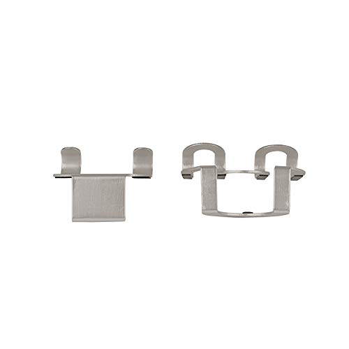 Spectrum Diversified Over-The-Cabinet Door Double Hook, Brushed Nickel