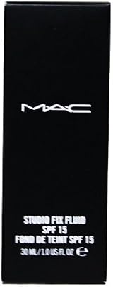 MAC Studio Fix Fluid Foundation SPF15 NC15 30ml Matte Buildable Coverage view 4