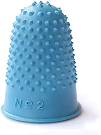 Sweet48 5pcs/Set Rubber Thimble, Silicone Finger Protectors Covers Caps for Hot Glue Gun Wax Rosin Resin Honey Adhesives Scrapbooking Sewing Crafts Ironing Embroidery Needlework Accessories