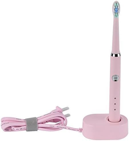 Induction Charging Sonic Electric Toothbrush - Furry Electric Toothbrush (Pink)