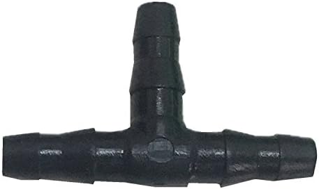 Huoe Tubing Drip Watering Hose Accessories (for 1/4" Hose, Irrigation Tees 50 PC)