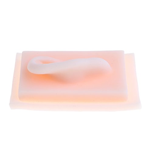 2Pcs Human Right Ear Model Life Size Soft Silicone Ear Acupuncture Practice Model 1:1 - Thumbnail 4