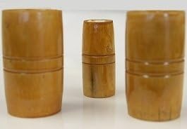 Traditional cupping set made of 3 pieces bamboo cuppings. Size: small, medium, large by UPC MEDICAL