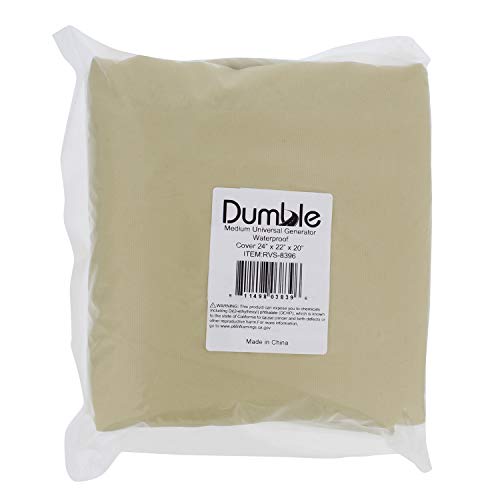Dumble Universal Generator Cover - Medium Generator Covers Heavy Duty Waterproof Generator Cover, 24 x 22 x 20 Inch