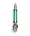 Smoking Metal with Skull Design and 6 Screens pocket size cigarette holder Green Color Only Not Assorted Color - South Beach Heat