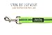 Mighty Paw Waterproof Dog Leash - Smell-Proof Pet Lead Against Dog Foot Smell - Ideal Nylon Reflective Leash for Swimming - Camping - Hiking - Reflective Safety Stripe - 6 Foot - Green
