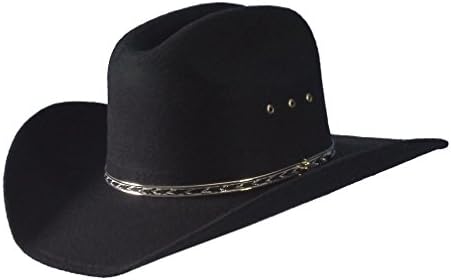Black Felt Cattleman Hat by Turner Hat (Cowboy Hat)