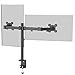 WALI Dual LCD Monitor Fully Adjustable Desk Mount Stand Fits Two Screens 13 to 32 inch, 17.6 lbs. Weight Capacity per Arm (M002LM), Blackthumb 4