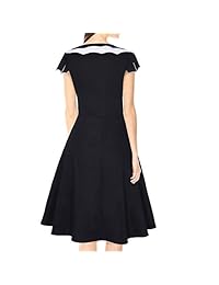 Vestido de fiesta de Halloween para mujer MISSJOY Petite Bat Spider Print bordado