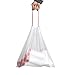Pekky 13 Gallon Kitchen Drawstring Trash Bags, Heavy Duty, Clear, 105 Counts