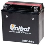 Unibat Maintenance-Free Battery with Acid CBTX14-BS for Honda Pioneer 1000-5 2016-2018