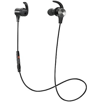Bluetooth Headphones, TaoTronics Wireless 4.2 Magnetic Earbuds, Snug Fit for Sports with Built in Mic TT-BH07 (IPX6 Waterproof, aptX Stereo, 6 Hours Playtime, cVc 6.0 Noise Cancelling Microphone)