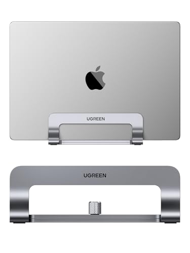 UGREEN Laptopständer Vertikaler Aluminium Vertikal Stand Laptop Ständer Platzsparender Laptop Halter mit thermischer Basis für Laptops,MacBook Air,Pro,Samsung, iPad,Tablets thumbnail 2