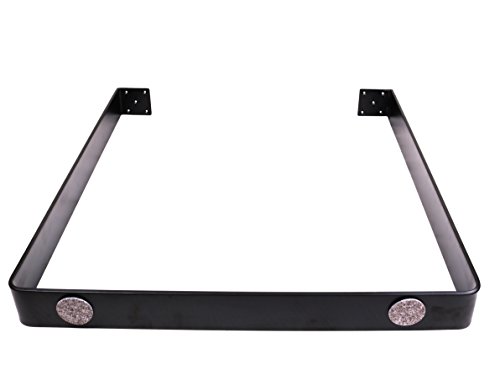 ECLV 710U Dining Table Legs, U-Shaped Heavy Duty Steel Table Legs, Office Table Legs, Computer Desk Legs, Industrial Kitchen Table Legs, Country Style Table Legs, 28" H, Black, Set of 2