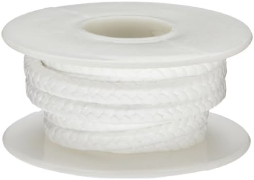Palmetto 1367H Series PTFE without Lubrication Compression Packing Seal, White, 5/16" Square, 5' Length