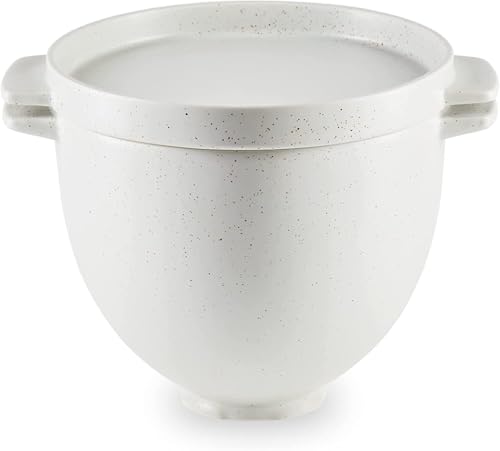 KitchenAid Zubehoer Brotbackschuessel - 5KSM2CB5BGS - Ruehrschuessel fuer KitchenAid Kuechenmaschine - Brotbackform mit Deckel aus Keramik - Brottopf