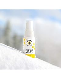 Bee Propolis - Spray de garganta de Beekeeper's Naturals premium 95% extracto de propolis de abeja, alivio natural de garganta y apoyo ininmunitario, ideal para niños