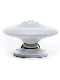 Motion Sensor Light,Ciutae 360° Rotating LED Wall Night Light,Detachable Magnet Base, Wireless USB Rechargeable Wall Lamp(Warm Light)