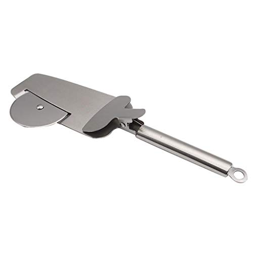 Pizza Cutter IKevan Stainless Steel 3 in 1 Pizza Cutter Multifunctional Cutter Sandwiches Slicer - Thumbnail 5