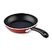 Cook N Home Nonstick Saute Fry Pan Skillet Set, 8, 9.5, and 11-Inch Kitchen Cooking Frying Saute Pan, Induction Compatible, Marble Red, 3-Piece