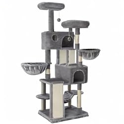 SHA CERLIN 65in Larger Cat Tree Tower Condo for