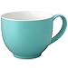 FORLIFE Q Tea Cup with Handle (Set of 4), 10 oz., Turquoise