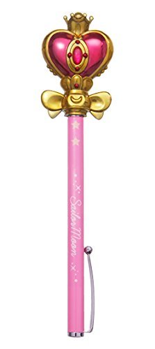 Bandai Sailor Moon Prism Stationery Pointer Ballpoint Pen Sailor Moon Spiral Heart Moon Rod