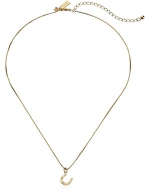 Horseshoe Pendant Necklace, 17