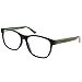 Gucci GG 0004OA 002 Asian Fit Black Plastic Square Eyeglasses 55mm