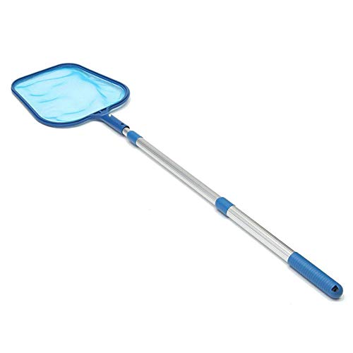 Leaf Skimmer Heavy Duty Pool Leaf Skimmer Net with Adjustable Aluminum Telescopic Pole for Pools and Spas Professional Swimming Pool Leaf Skimmer Net